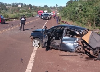 Colisionaron dos vehículos en la Ruta 14 y ambos conductores terminaron hospitalizados
