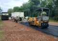 Vialidad avanzó con bacheo en rutas y asfaltado en Puerto Iguazú