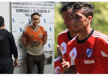 Exfutbolista de River Ezequiel Cirigliano fue detenido tras intentar robarle el arma a un policía