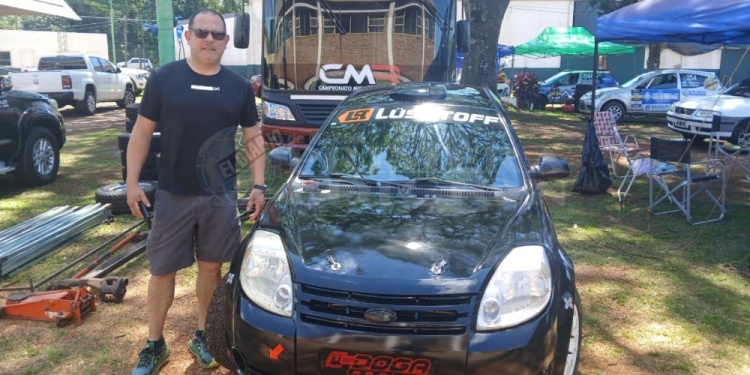 LÍDER. Gabriel Vidal Rodríguez es el puntero de la categoría Híbridos del rally./ Foto A. Smialkowski