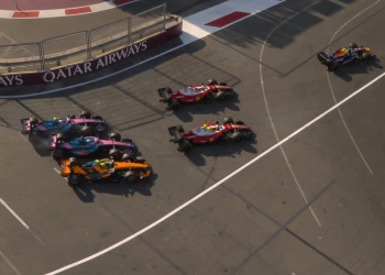 Colapinto chocó a su compañero Gasly y ambos quedaron afuera del GP de Azerbaiyán