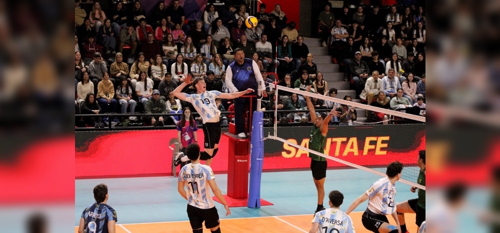 Klaczynski con la selección Argentina en los Suramericanos