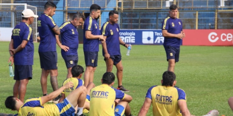 REGRESO. El Auriazul volvió a los entrenamientos pensando en Gimnasia./ Prensa MITRE