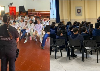 Bullying, grooming y ciberdelitos: la Policía realiza charlas de prevención en las escuelas