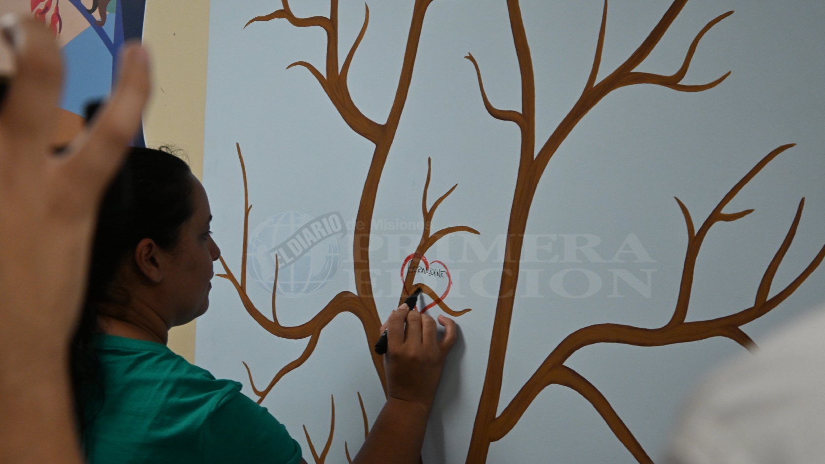 Familias reunidas en el Hospital de Pediatría de Misiones