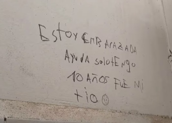 Una pintada en un baño escolar de San Juan desató una investigación por un posible abuso