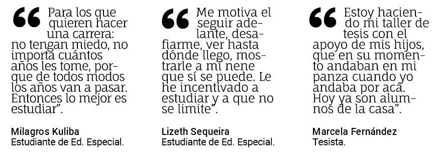 Estudiantes de la Facultad de Humanidades de la UNaM