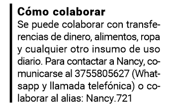 Alejandra Victorio internada en el Hospital Madariaga