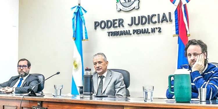 CRITERIO UNÁNIME. (De izquierda a derecha de la imagen) Martín Alejandro Rau, César Antonio Yaya y Augusto Gregorio Busse.