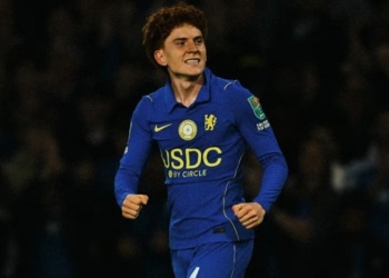 Valentín Barco convirtió su primer gol con la camiseta del Chelsea