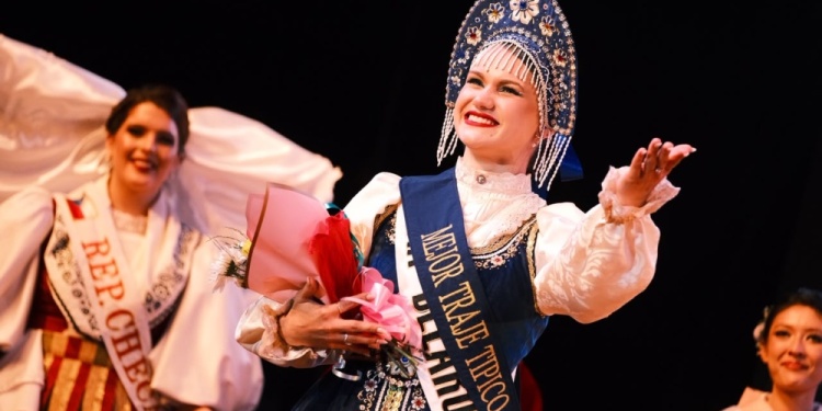 La Colectividad Rusa-Belarusa obtuvo el premio al mejor Traje Típico de la la 46° Fiesta Nacional del Inmigrante 2026. Foto: gentileza FNI