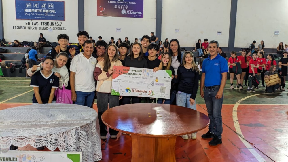 Cierre de los Juegos Juveniles en El Soberbio