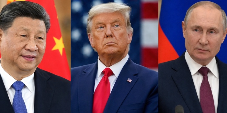Xi Jinping, Trump y Putin/ Imagen creada con IA por PRIMERA EDICIÓN