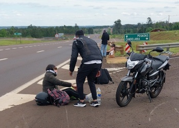 Candelaria: colisión entre dos motos deja como saldo a tres personas lesionadas