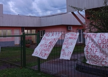Vecinos de Piray hicieron cartelazo por falta de agua