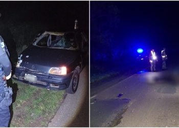 Tres personas resultaron heridas tras chocar contra un vacuno en la ruta provincial 4