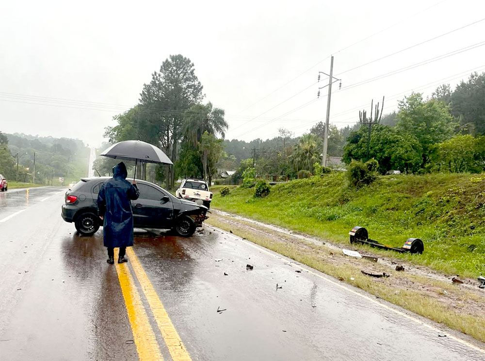 Tres siniestros viales en una jornada de lluvia en Misiones