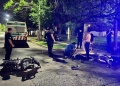 Siniestro vial en Posadas: dos motos chocaron y hubo tres lesionados