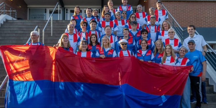 HAY EQUIPO. Los 34 deportistas misioneros que buscarán un lugar en el podio./ Foto Min. de Deportes