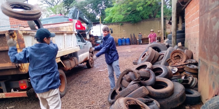 DATO. En la delegación de Dolores Norte se encontraron más neumáticos.