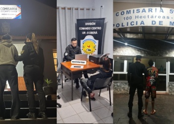 Oberá y Campo Ramón: dos detenidos y una menor demorada por distintos hechos
