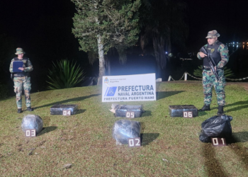 Contrabando en Corpus: Prefectura incautó más de 115 kilos de marihuana