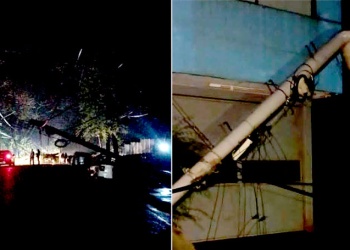 Tres minutos de granizo ensordecedor bastaron para dejar daños en Eldorado y Puerto Piray