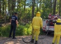 Incendio de malezas afectó unos 1.500 metros cerca de una cantera en San Vicente