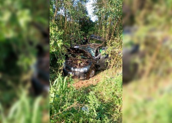 Cuatro personas fueron hospitalizadas tras un despiste sobre la Ruta 20 en San Pedro