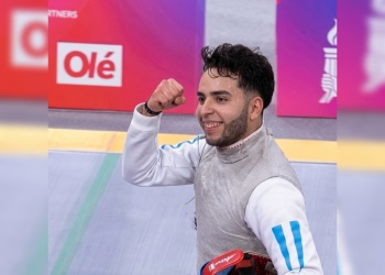 El misionero Augusto Servello se consagró bicampeón suramericano de esgrima