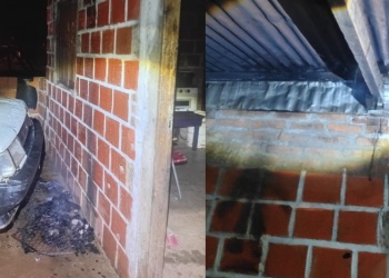 Le prendió una vela a un santo y terminó provocando un principio de incendio