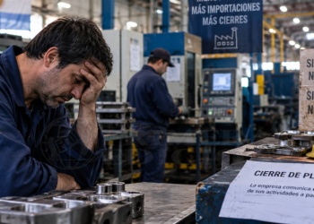 “Sesgo antiindustrial”: la industria cayó 8,1% con Milei, hay 97 mil empleos menos y 46 plantas cerradas