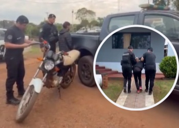 San Antonio: circulaba a toda velocidad, intentó escapar y lo atraparon con una moto adulterada