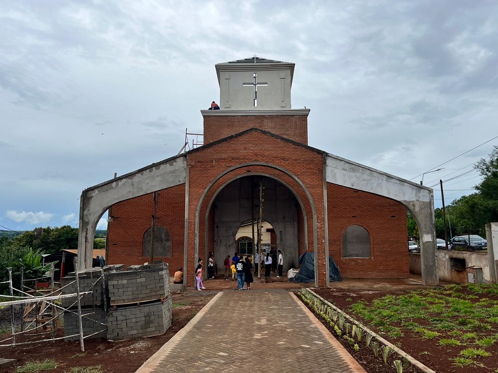Obras en la parroquia San Pantaleón