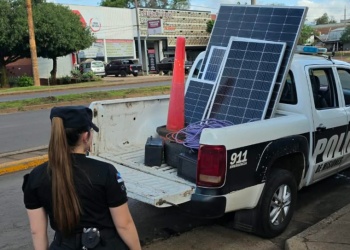 Vendían por Facebook equipos de energía solar robados en Andrade y la Policía los recuperó en Posadas