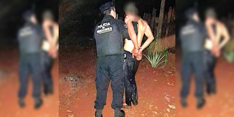 EL ACUSADO. Fue detenido el mismo día del hecho, en el paraje Aguaray Guazú.