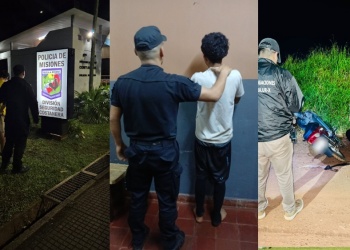 Dos detenidos y una moto recuperada tras distintos hechos delictivos en Posadas