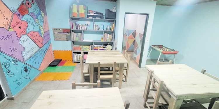 FORMAR HÁBITOS SALUDABLES. Con la reapertura, en la sala trabajan un espacio de “Pausa Activa” que incluye talleres y quieren retomar el Club de Lectura.