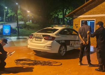 Atraparon a un robacables en el Parque de las Naciones