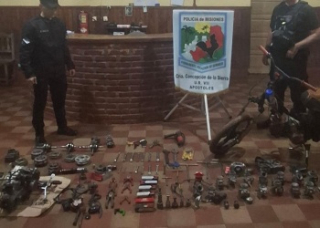 Una mica de motocicleta fue clave para esclarecer un robo en un taller de Apóstoles