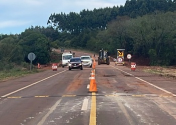 Ya se habilitó el tránsito sobre la ruta 14 en la zona del arroyo Pindapoy Grande
