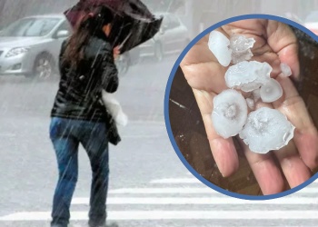 Una fuerte tormenta con granizo provocó cortes de energía en varias localidades del norte de Misiones