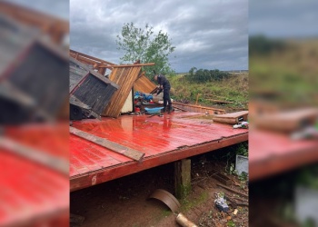 Un posible tornado dejó un muerto y graves daños en la zona rural de San Pedro
