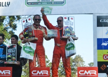 Acelerando “a fondo”, Vidal Rodríguez y Zugasti fueron los mejores del rally de Apóstoles