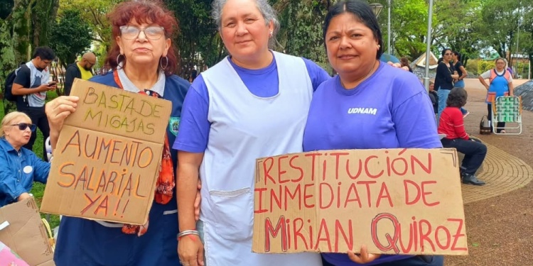 LUCHA. Quiroz es una docente conocida por su capacidad de trabajo y lucha.