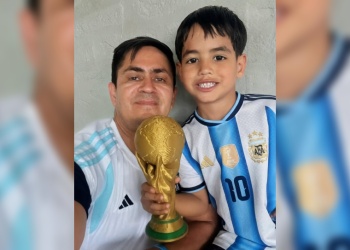 El amor por Messi se hizo canción en Jardín América