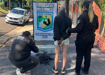 Cayó “La Daiana” cuando robaba cables del tendido eléctrico en Posadas