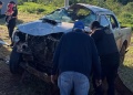 El Soberbio: tres personas resultaron lesionadas tras el despiste con una camioneta