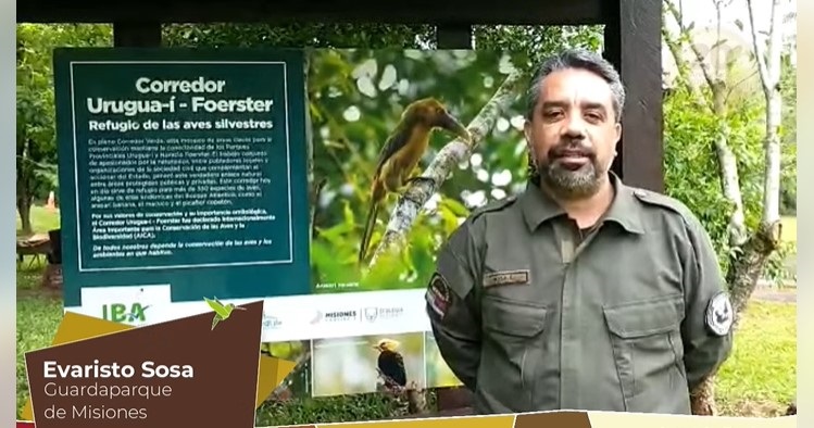 Evaristo Sosa, jefe del Parque Provincial Foerster