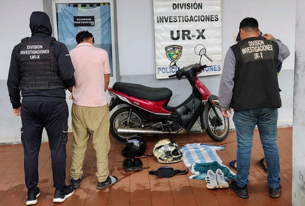 Procedimiento policial en Garupá